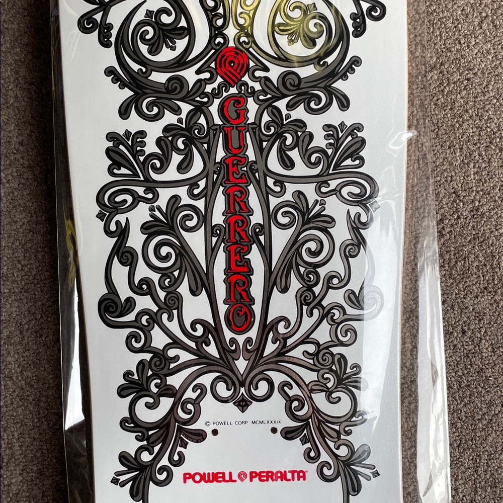 Powell Peralta Ornate White Skateboard Deck Series 17 Limited Edition - Picture 2 of 4